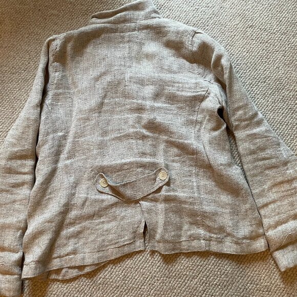 Linen Flax Jacket - Picture 3 of 4